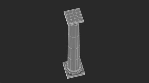 Tuscan Column - 3D Model by frezzy