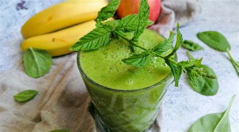 Gr Ner Smoothie Rezept Mit Spinat Und Minze Genuss Des Lebens