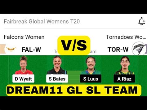 FAL W Vs TOR W Dream11 Prediction FAL W Vs TOR W Dream11 Team FAL W