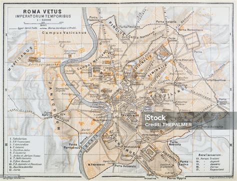 Roma Antiga Mapa - Vetores de Mapa Antigo Da Roma Antiga Itália 1893 e mais imagens de ...