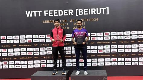 Sathiyan Gnanasekaran Wins First Ever Wtt Feeder Title