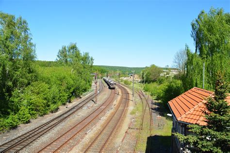 Bahnhof Hohenebra Blick Zum Bahnhof Hohenebra Im Thüringis Flickr