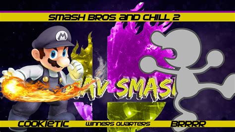 Smash And Chill Wii U Singles Cooketic Mario Vs Brrrr Game And