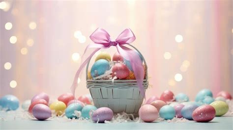 Premium Photo | Easter egg basket png free photo HD background