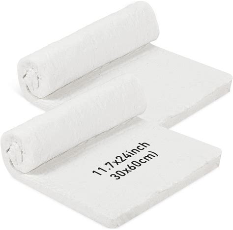 Amazon 2 Pcs Ceramic Fiber Insulation Blanket High Density 2400F