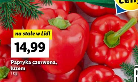 Promocja Papryka Czerwona W Lidl