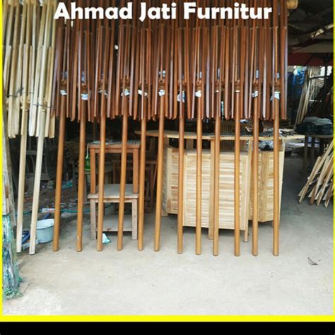 Jual Tiang Rangka Tenda Payung Taman Pantai Cafe Kayu Jati Meter