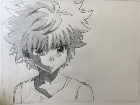 Killua Sketch Easy Killua Zoldyck Bohoemsumuk Wallpaper