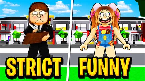 Strict Teacher Vs Fun Teacher In Roblox Brookhaven Rp Youtube