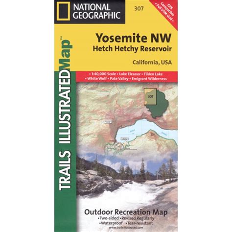 Yosemite Nordwest Wanderkarte Von National Geographic Landkartenschroppde Online Shop