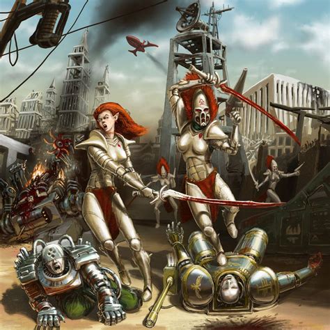 Banshees And Inquisitor By Tutzdes On Deviantart Warhammer 40k