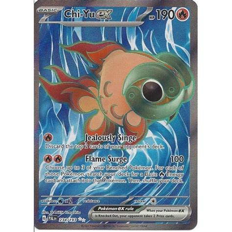 Pokemon Trading Card Game 234 193 Chi Yu Ex Ultra Rare Card SV 02