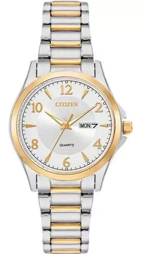 Reloj Citizen Mujer Quartz Fechador Wr50 Grabado Gratis