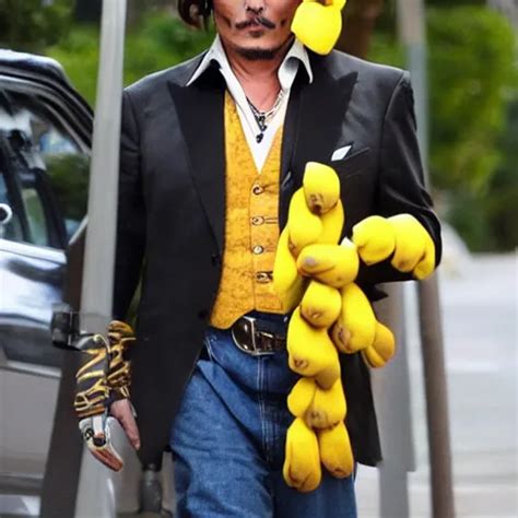 Johnny Depp In Banana Costume Stable Diffusion Openart