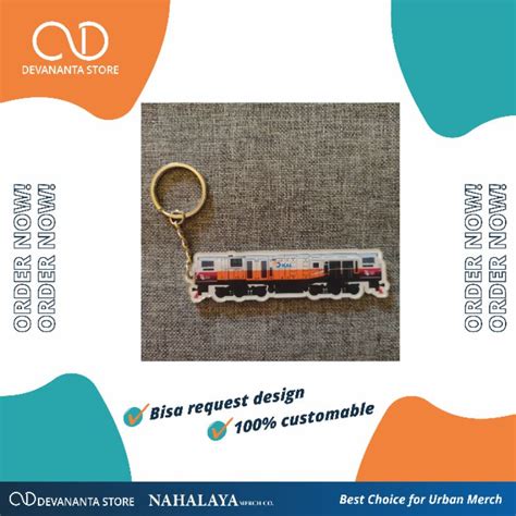 Jual Gantungan Kunci Miniatur Kereta Lokomotif Cc Livery Merdeka