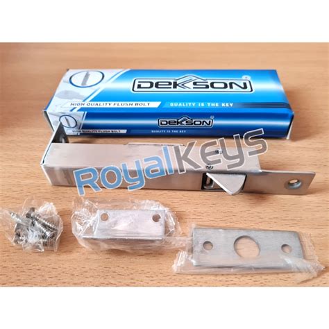 Jual Flush Bolt Dekson Dekkson Fb At Sss Grendel Tanam Slot Pintu