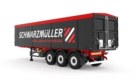 Aluminium Axle Large Scale Tipper Semitrailer Sm Trailers