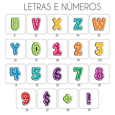 Kit 100 Imãs Decorativos Letras e Números mdf Adesivado Fl Elo7