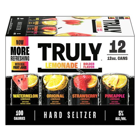 Truly Hard Seltzer Lemonade Variety Pack 12 Pack 12 Cans 60 Off