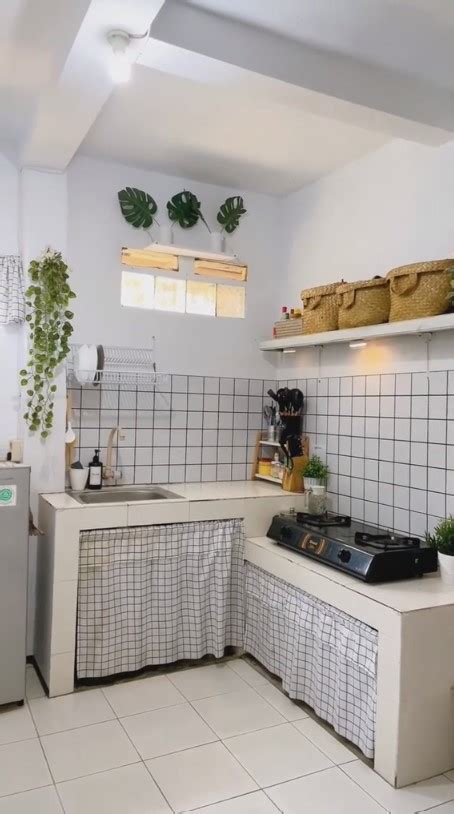 Potret Dapur Mungil Tanpa Kitchen Set Ini Desainnya Antisumpek