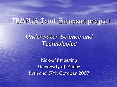 PPT TEMPUS Joint European Project PowerPoint Presentation Free