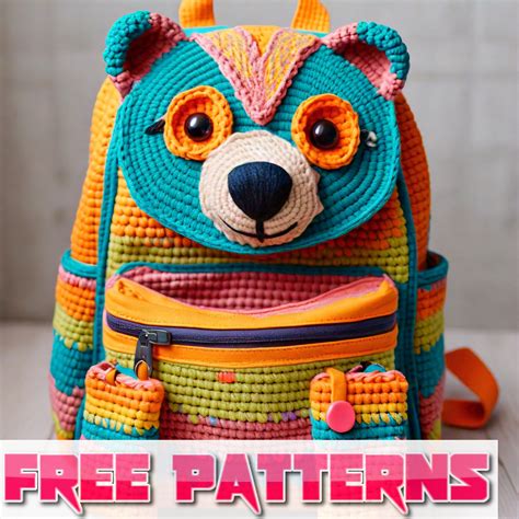 Unique Crochet Animal Backpack Patterns Whimsy