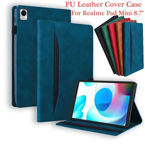 สำหรับ Realme Pad Mini Case 8 7 กระเป๋าสตางค์หนังหรูหราสำหรับ Realme Pad Mini 8 7 2022แท็บเล็ต