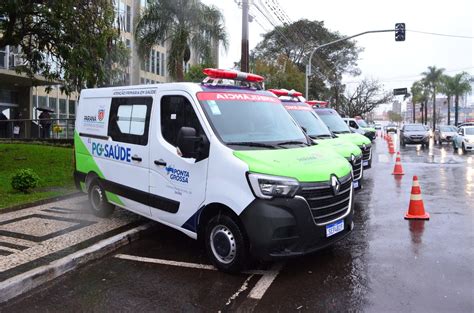 Saúde de Ponta Grossa ganha sete novas ambulâncias Boca no Trombone