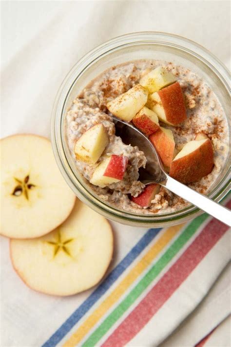 Apple Cinnamon Overnight Oats Recipe Wholefully