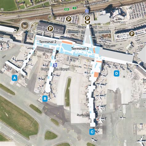 Copenhagen Airport Map Guide To Cph S Terminals