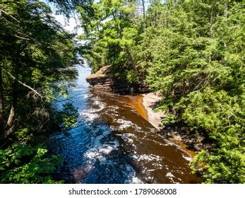 Presque Isle River Waterfalls Loop Porcupine Stock Photo 1789068008 ...