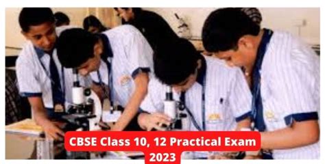 Cbse Class 10 12 Practical Exam 2023 From Jan 1 Check Guidelines At