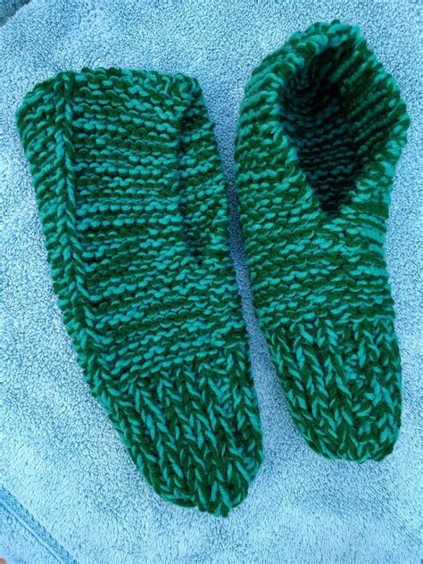 Women's Hand Knitted Slippers Knitted Slippers - Etsy