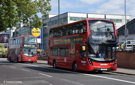 Metroline E400 Teh2074 On Route 332 At Cricklewood Bus Gar Flickr