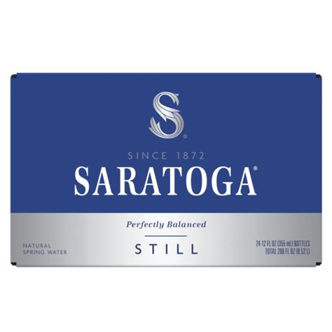 Saratoga Spring Water 12 Ounce 24 Pack Readyrefresh