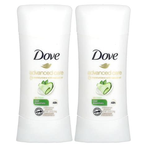 Dove Advanced Care Anti Perspirant Deodorant Go Fresh 2 Pack 26 Oz 74 G Each Pack Of 3