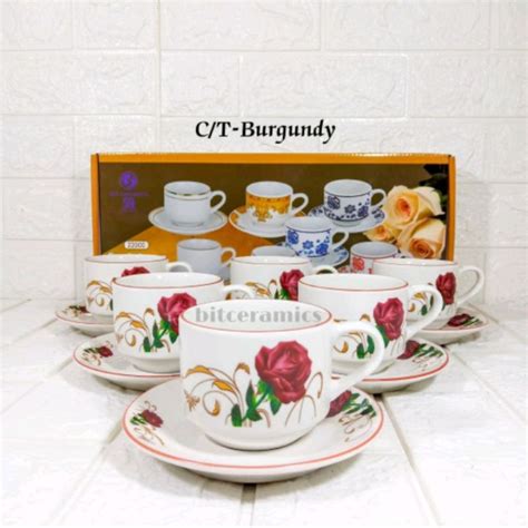 Jual Cangkir Keramik Tatakan Coffee Cup And Saucer Cangkir Tatak