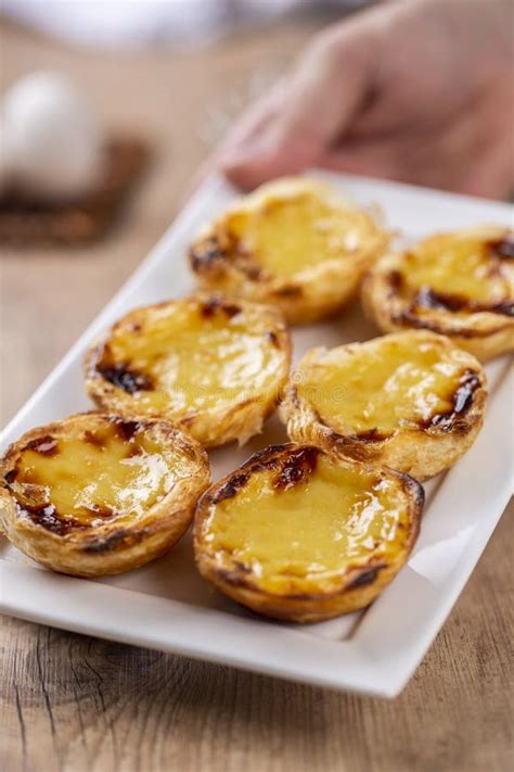 Typical Portuguese Custard Pies Pastel De Nata Or Pastel De Belem