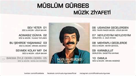 Bakma Öyle Derin Derin Müslüm Gürses Official Audio