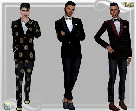 Mens Jacket And Pants At Dreaming 4 Sims Sims 4 Men Clothing Sims 4