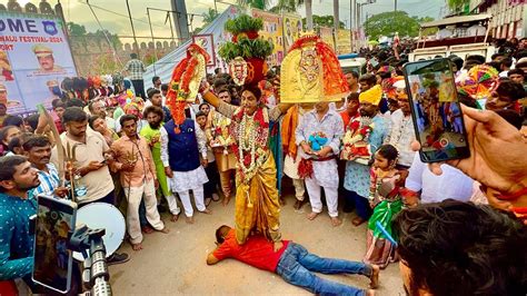 Bonam Rakesh Anna At Golconda Bonalu 2024 Potharaju Gavu 2024