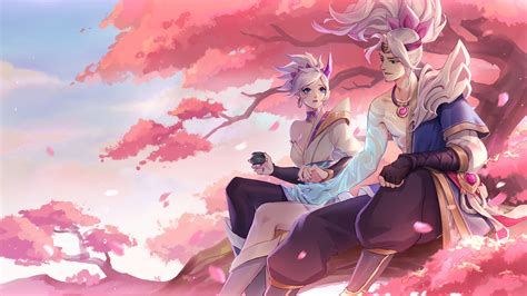 League Of Legends Spirit Blossom Riven League Of Legends Riven PC ...