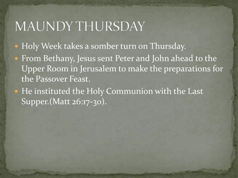 Jesus last week | PPTX