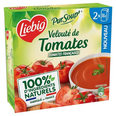 Livraison à domicile Promotion Liebig Soupe Velouté de Tomates 2x30cl