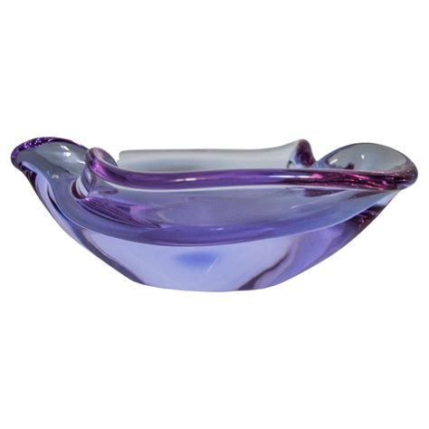 Purple Ashtray By Seguso Murano Glass Italy 1970 For Sale At 1stDibs