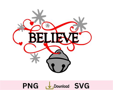 Believe, North Pole Express, North Pole Christmas Train Movie Png, SVG ...