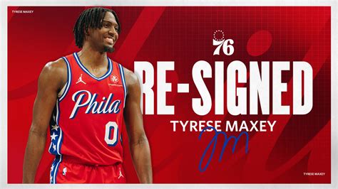 Philadelphia 76ers Re-Sign Tyrese Maxey | NBA.com