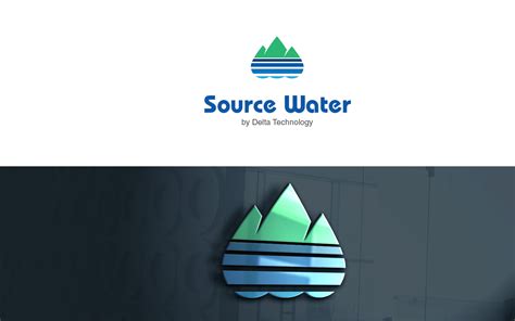 Elegant Playful Water Purification Logo Design For Delta Technology