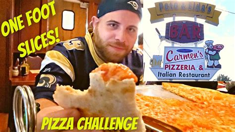 Pizza Challenge At Pete And Elda S New Jersey Pizza Mike S Food