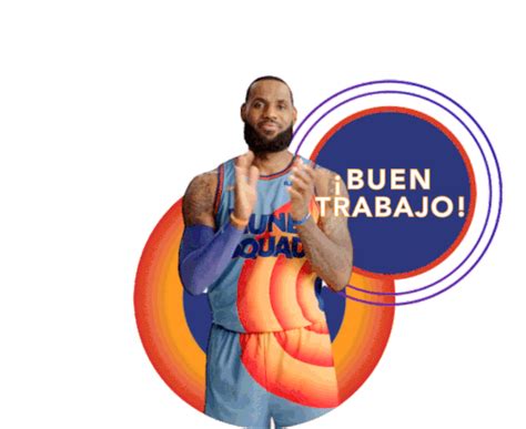 Buen Trabajo Lebron James Sticker – Buen Trabajo Lebron James Space Jam ...